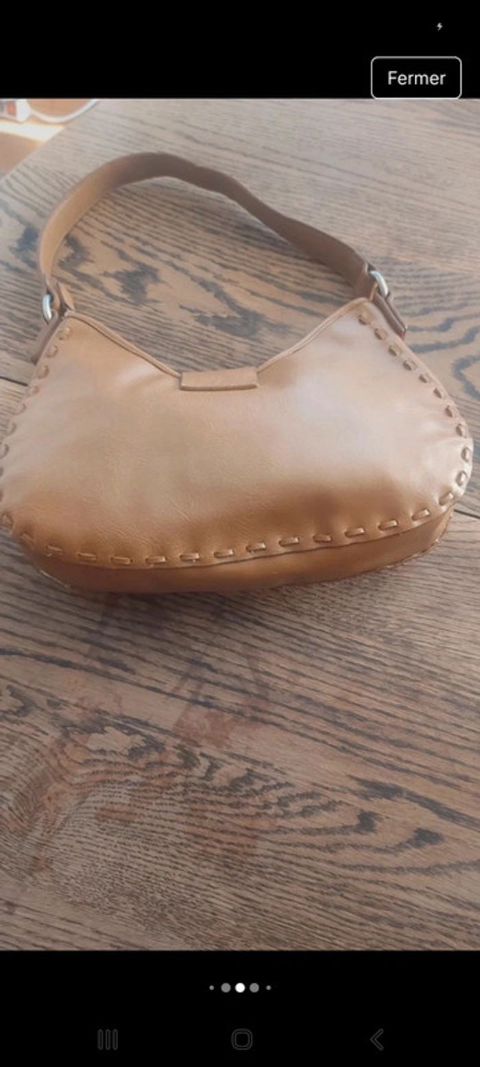 Jolie Sac á main Gian Marco Venturi marron - photo numéro 4