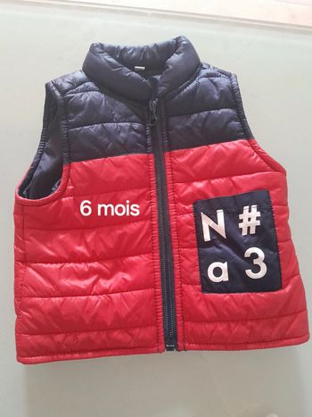 Doudoune sans manches 6 mois