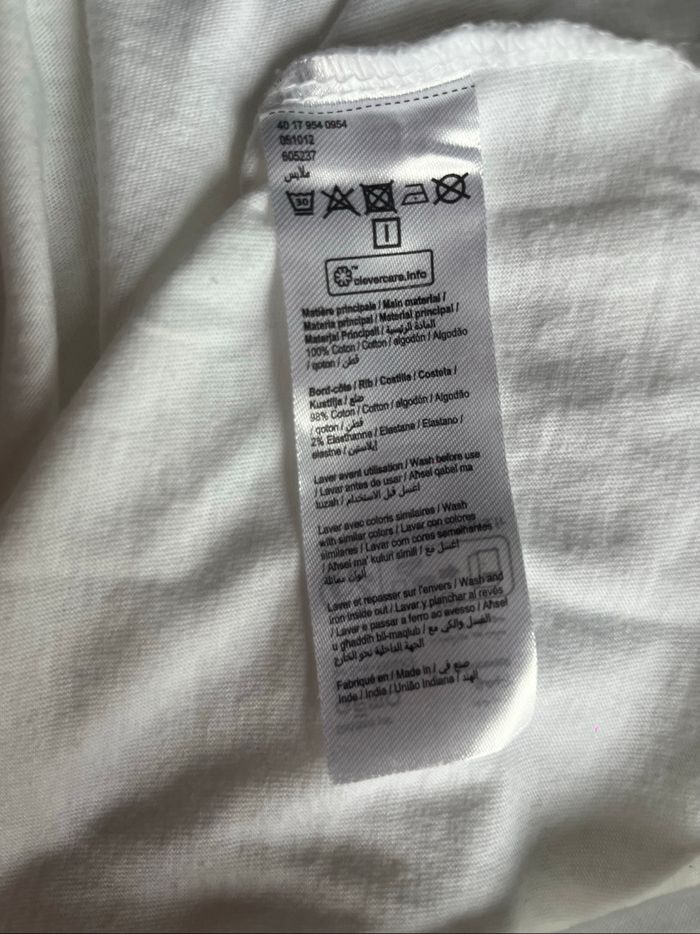 Tee-shirt blanc Gémo - photo numéro 4