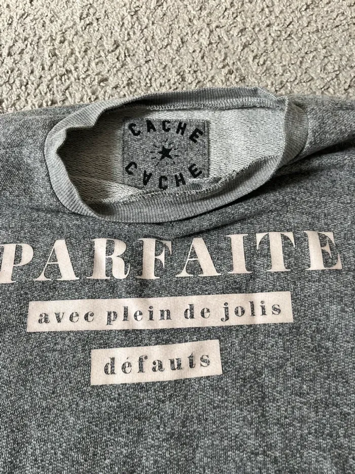 Pull gris - photo numéro 2