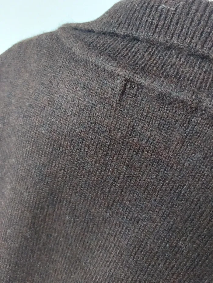 Longue robe pull en maille - photo numéro 7