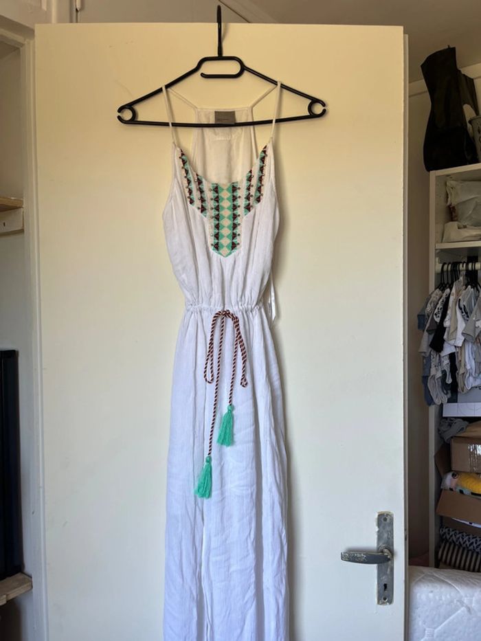 Robe djellaba, style orientale blanche - photo numéro 2