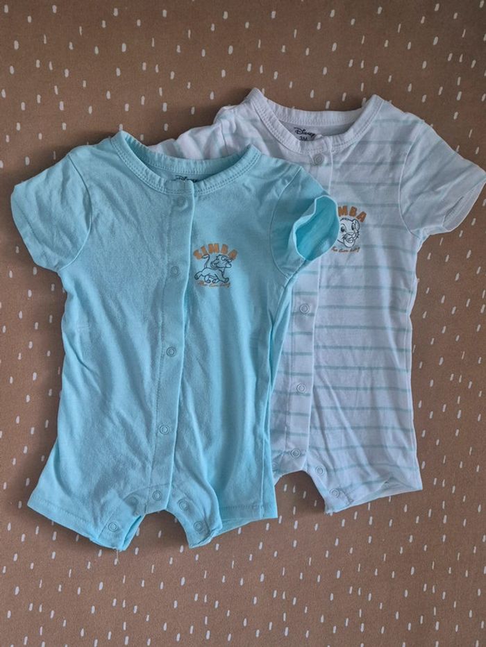 Lot de deux combishort simba