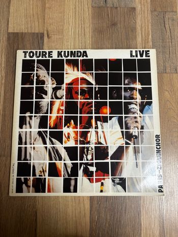 Album double 33 tours Toure Kunda Paris Ziguinchor Live