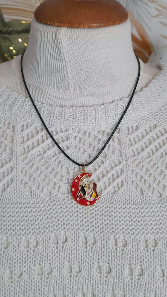 🌙 Collier avec pendentif L'Étrange Noël De Monsieur Jack - photo numéro 2