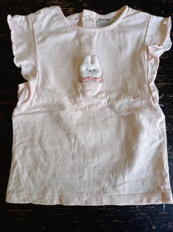 Tee-shirt MC lapin 18 mois