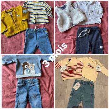 Lot bébé 3 mois sergent Major okaidi 