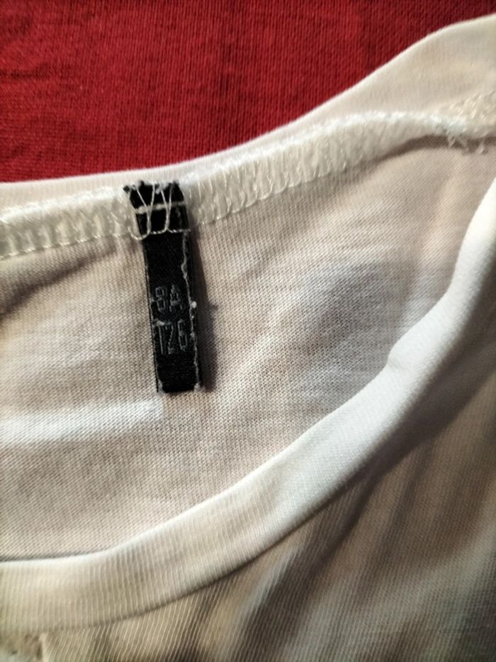 Débardeur tunique blanc 8 ans IKKS - photo numéro 3