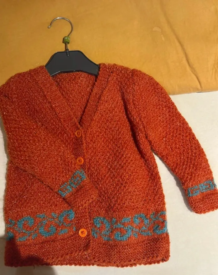 Gilet en laine / veste en laine 24 mois - photo numéro 2