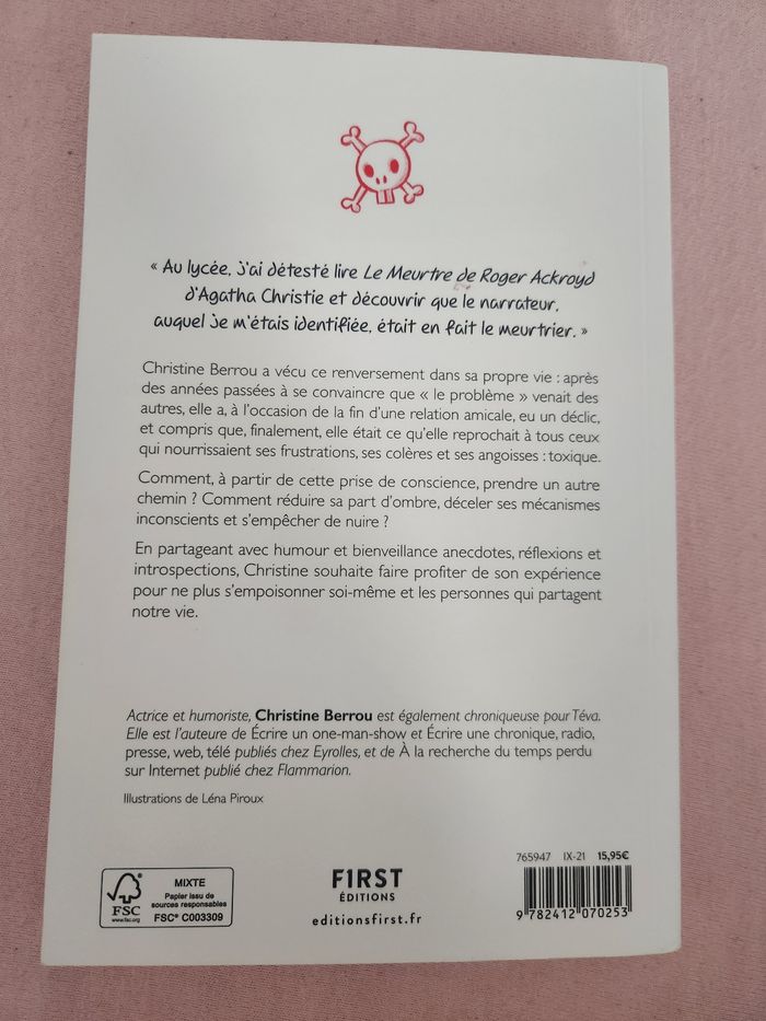 Livre Le jour où j'ai realisé que la personne toxique c'était moi. - photo numéro 2