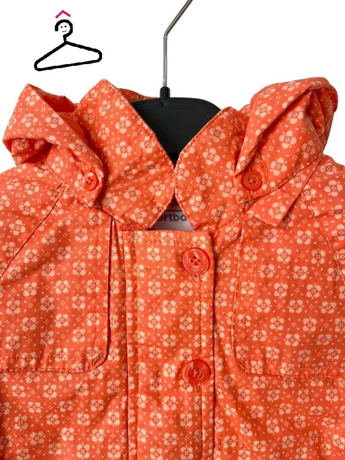 Veste corail coupe-vent déperlante - Vertbaudet 6 mois - photo numéro 2