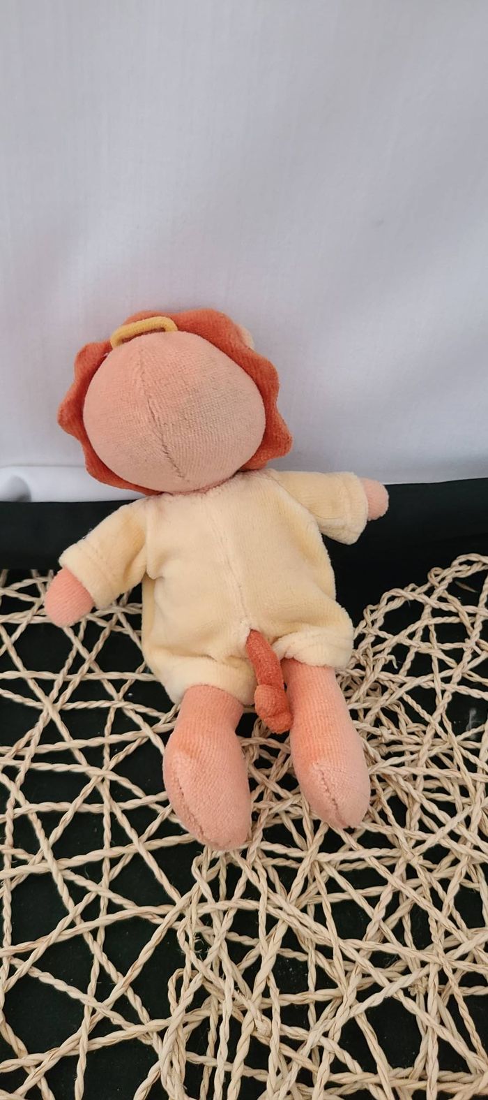 Doudou lion jaune orange les Loustics MOULIN ROTY - photo numéro 3