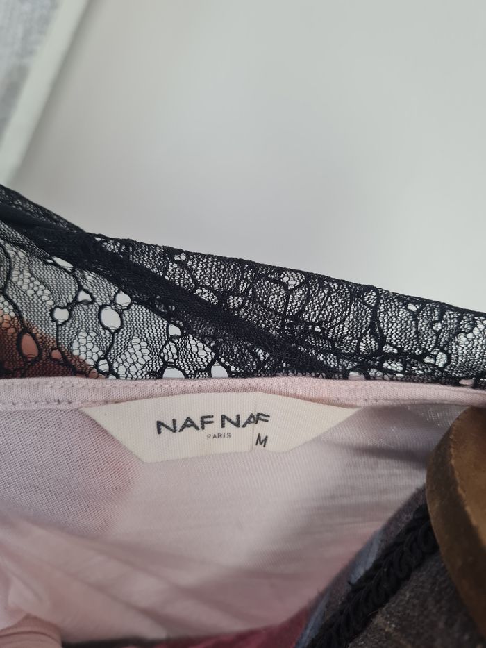 Joli haut naf naf rose - photo numéro 2