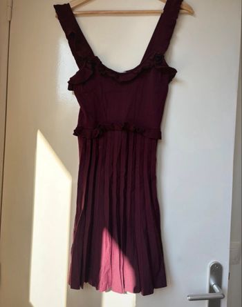 Robe bordeaux Zara 