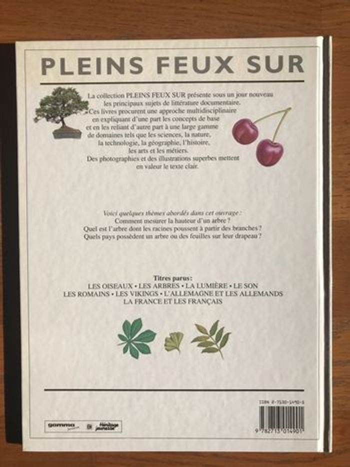 « Pleins feux sur » Les arbres - Gamma Jeunesse - photo numéro 2