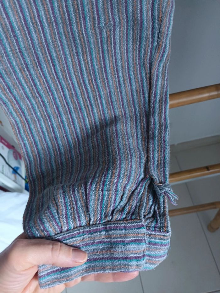 Pantalon sarouel en lin taille unique - photo numéro 4