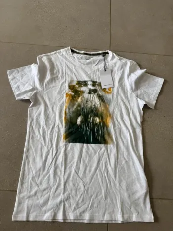 T-shirt blanc Devred, neuf, taille S,