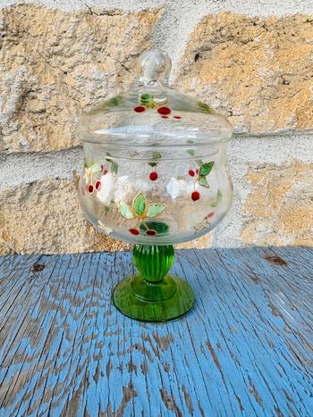 Bonbonnière en verre