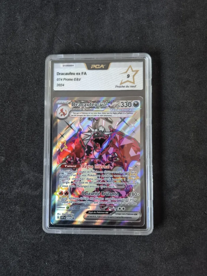 Carte Pokemon Dracaufeu EX Full Art 074 Promo EV PCA 9 FR