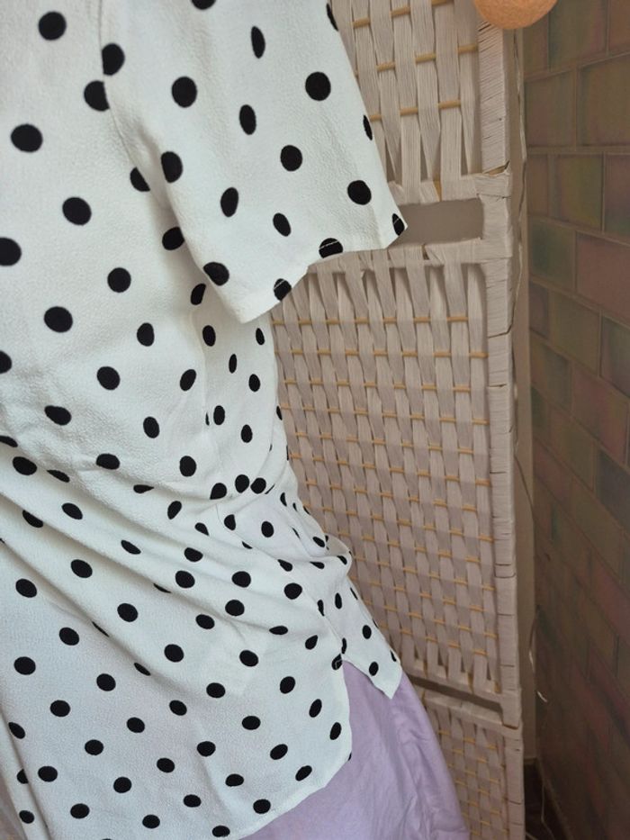💕joli top polka dot rétro Karl marc John femme TS / 36💕 - photo numéro 7