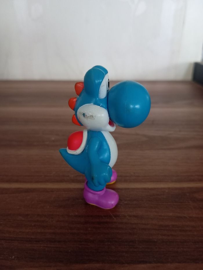Figurine Super Mario Nintendo Yoshi Bleu 7cm - photo numéro 5