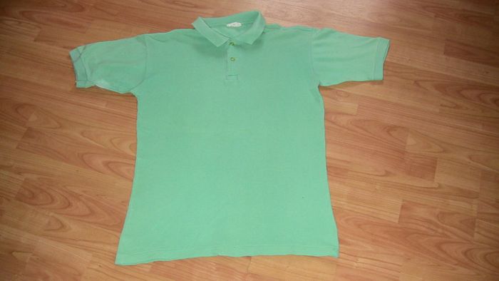 Polo manches courtes vert Taille 2 mixte