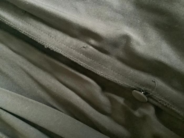 Jupe portefeuille fluide boutonnée effet double boutonnage - photo numéro 9