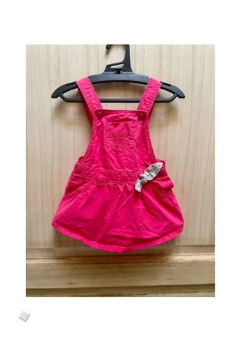 Robe salopette rose fushia  - 3 mois