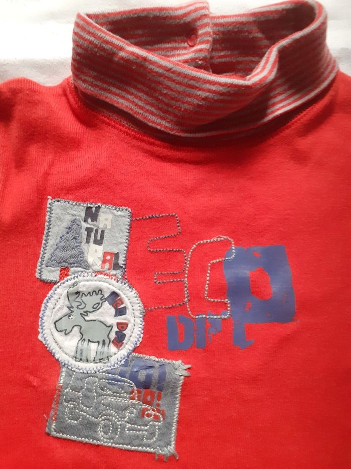 Sweet rouge col roulé différents motifs - photo numéro 2