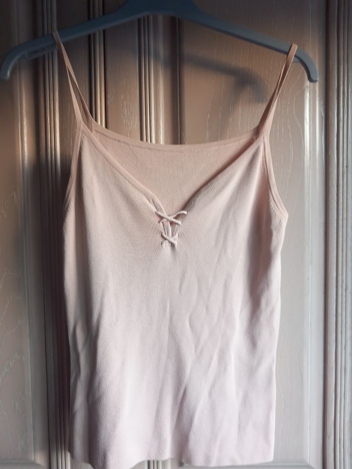 Débardeur rose taille unique