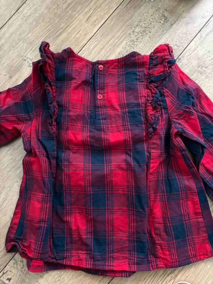 Blouse à carreaux 8 ans - photo numéro 5