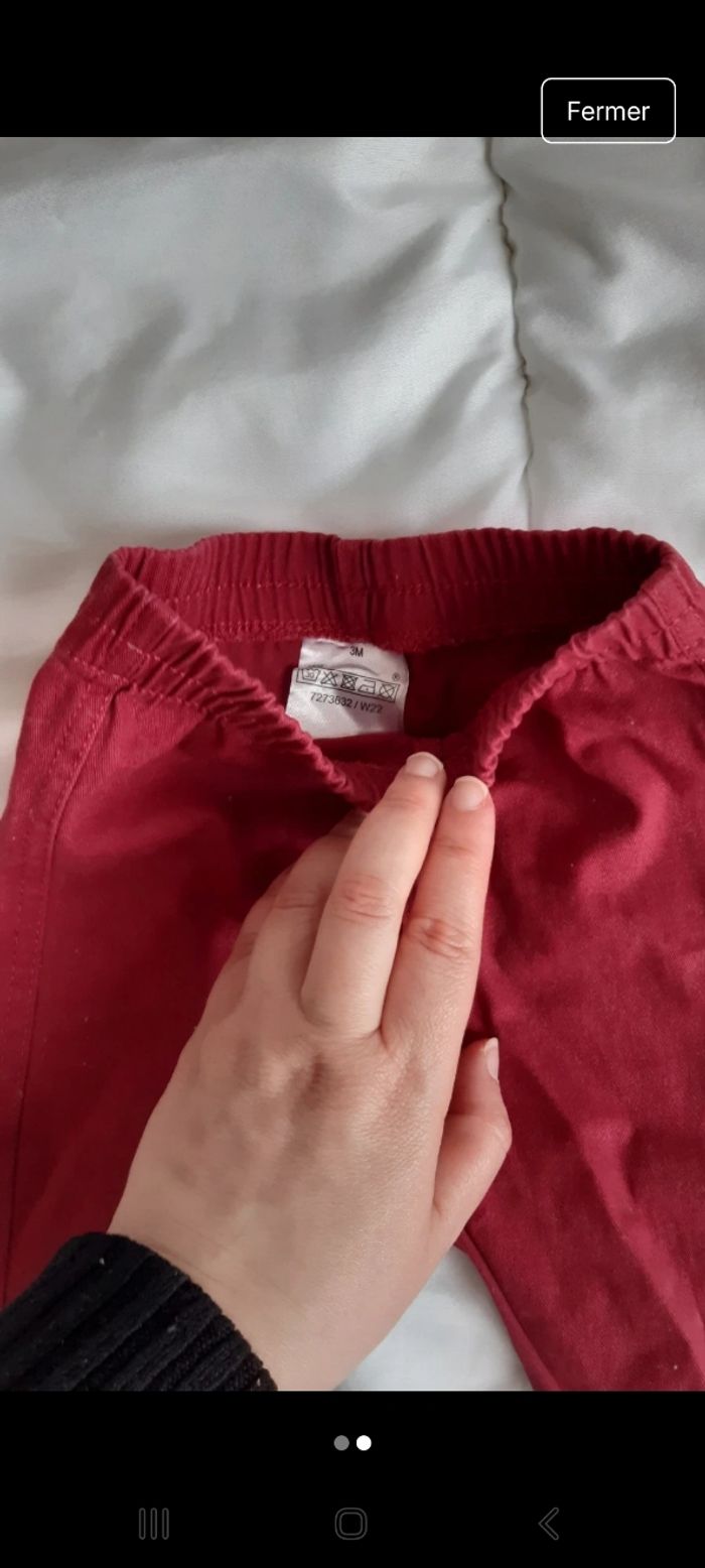 Pantalon bébé fille 3 mois - photo numéro 2