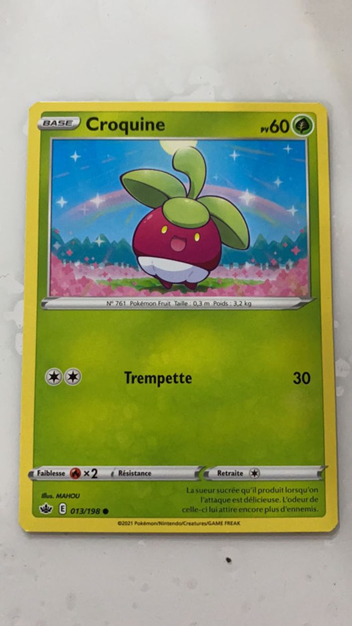 Carte Pokémon règne de glace 013/198