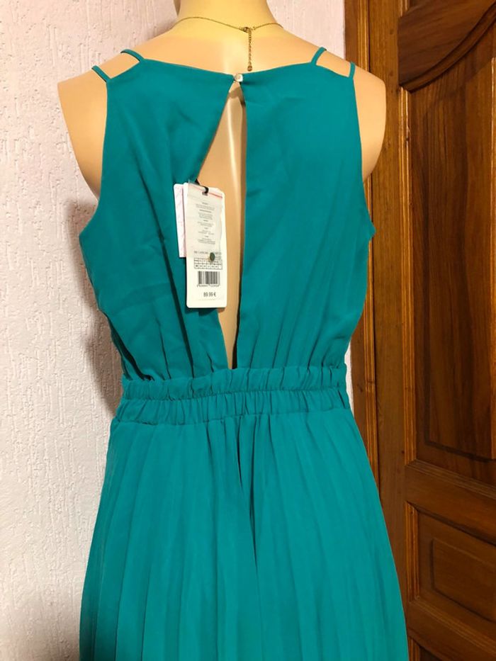 Longue robe turquoise Naf Naf - n e u v e - photo numéro 6