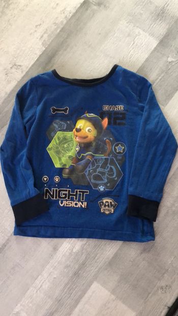Tee-shirt pyjama pat patrouille 92cm
