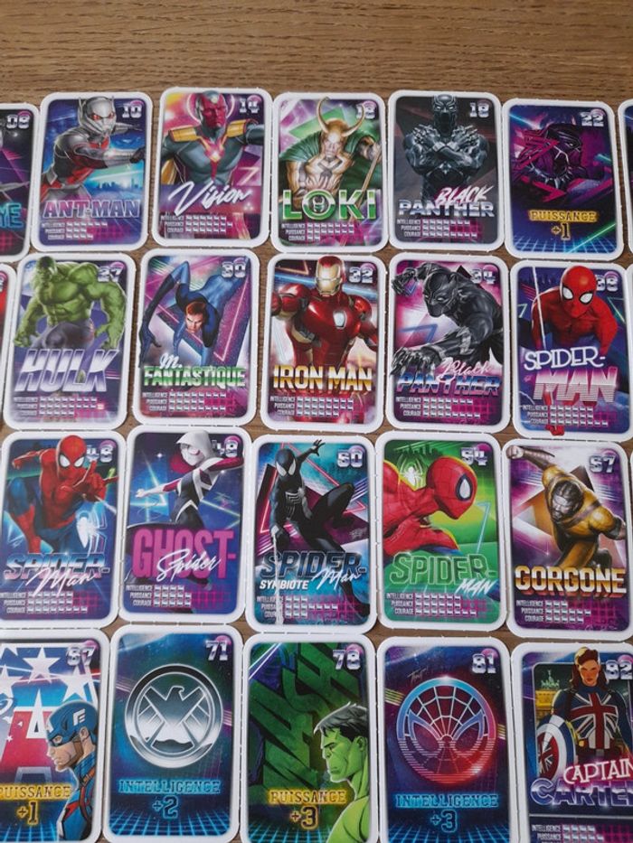 43 cartes Neuf Marvel - photo numéro 3