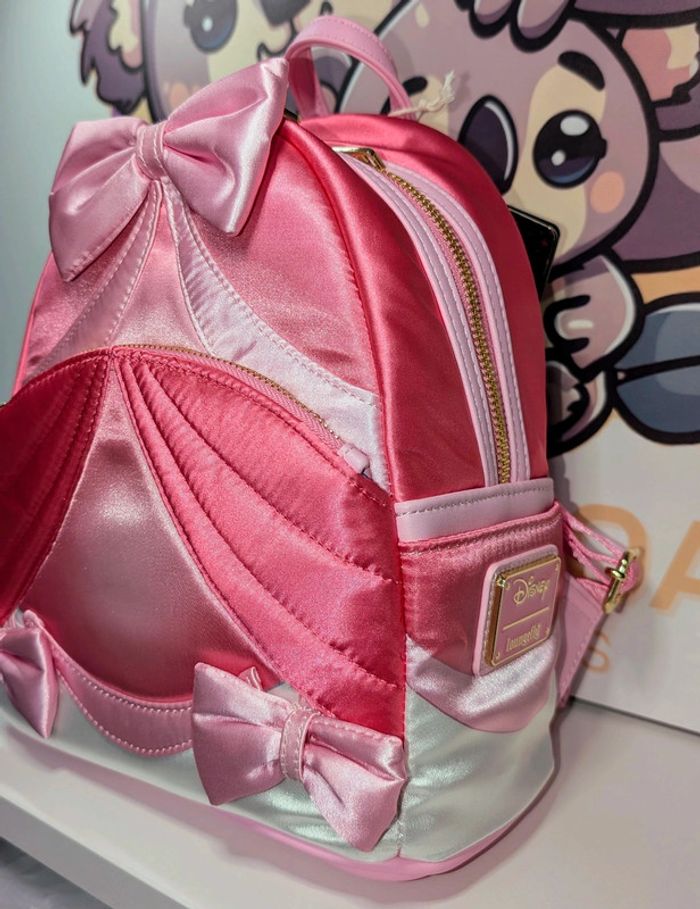 Disney - Mini Sac à Dos - Cendrillon 75ème Anniversaire "Pink Bow" - photo numéro 2