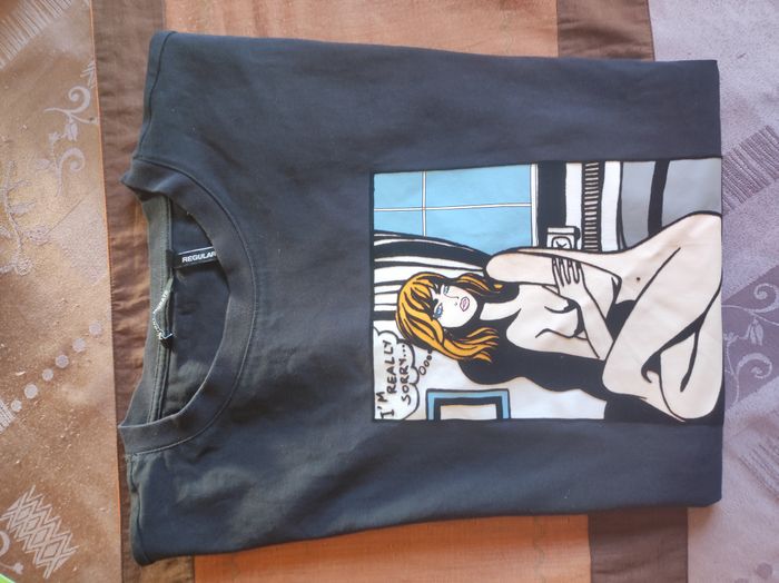 Tee shirt artistique Antony Morato noir taille M - photo numéro 5