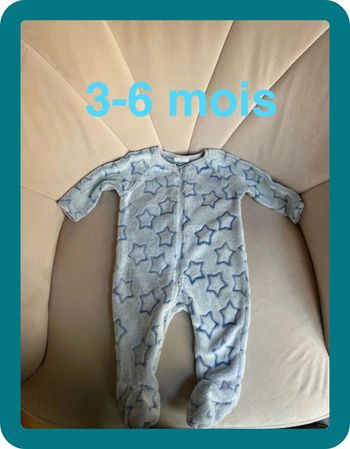 Surpyjama chaud 3-6 mois fermeture éclair - Nextbaby