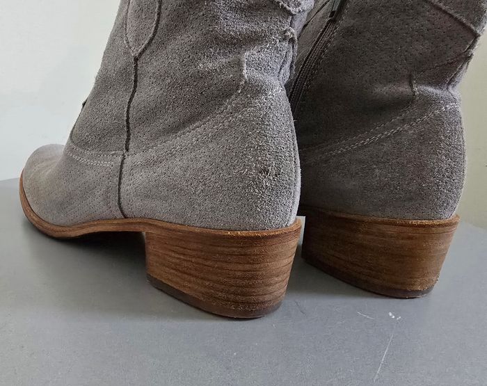📌 Bottines Western/Cowboy Cuir Suédé - NIMAL - photo numéro 7