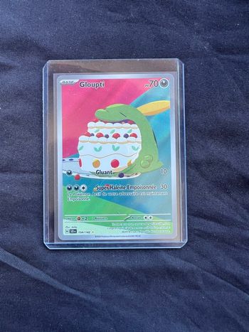 Carte Pokémon Gloupti AR 154/142 EV07 Couronne Stéllaire SCR FR NEUVE