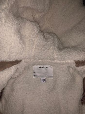 Manteau bébé fille beige