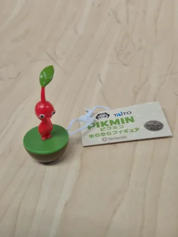Mini figurine Pikmin Taito Culbuto : rouge