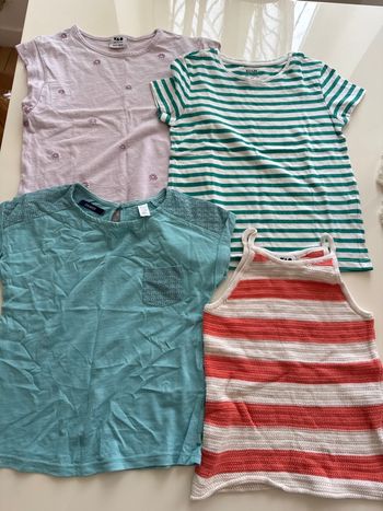 Lot t shirts fille 