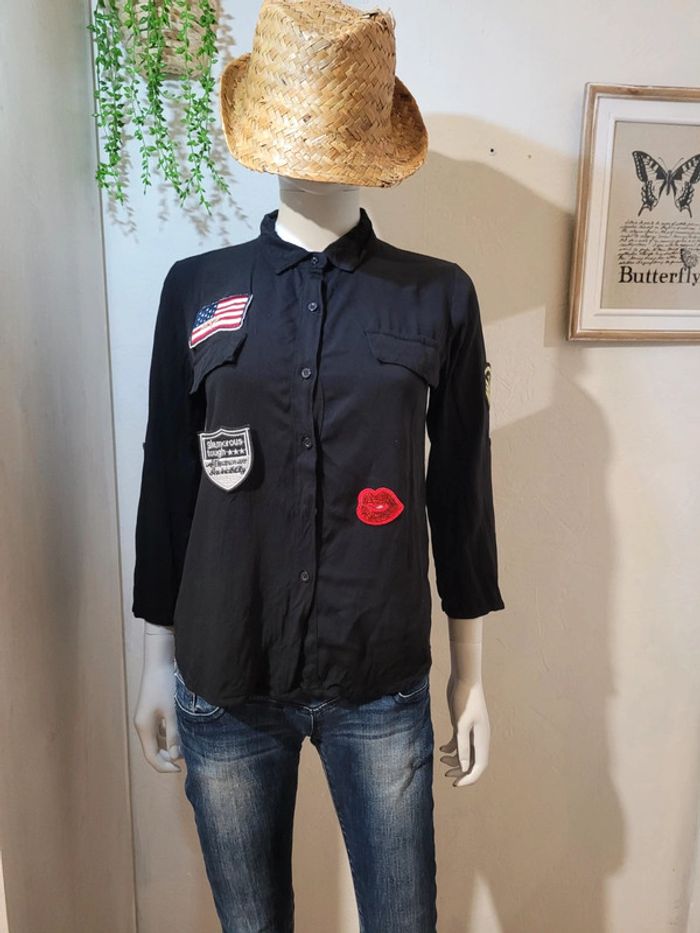 Chemise noire - photo numéro 2