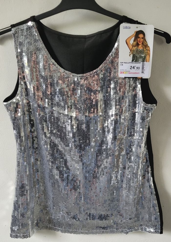 Tee-shirt paillettes
