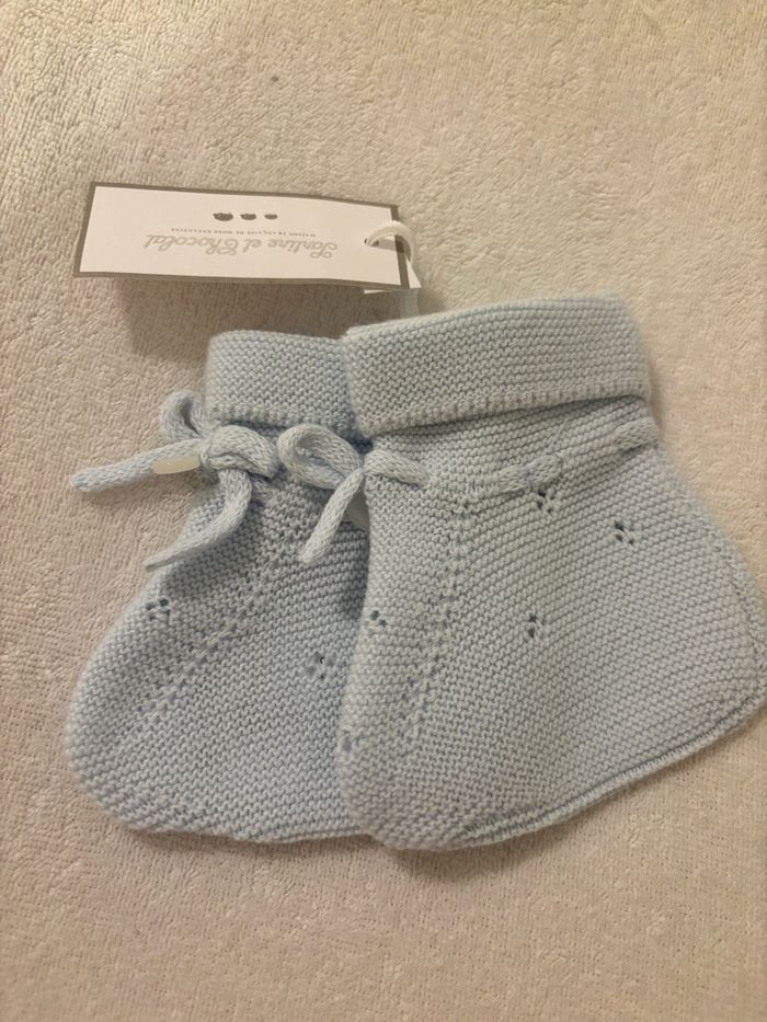 Chaussette de naissance Tartine et chocolat - photo numéro 2