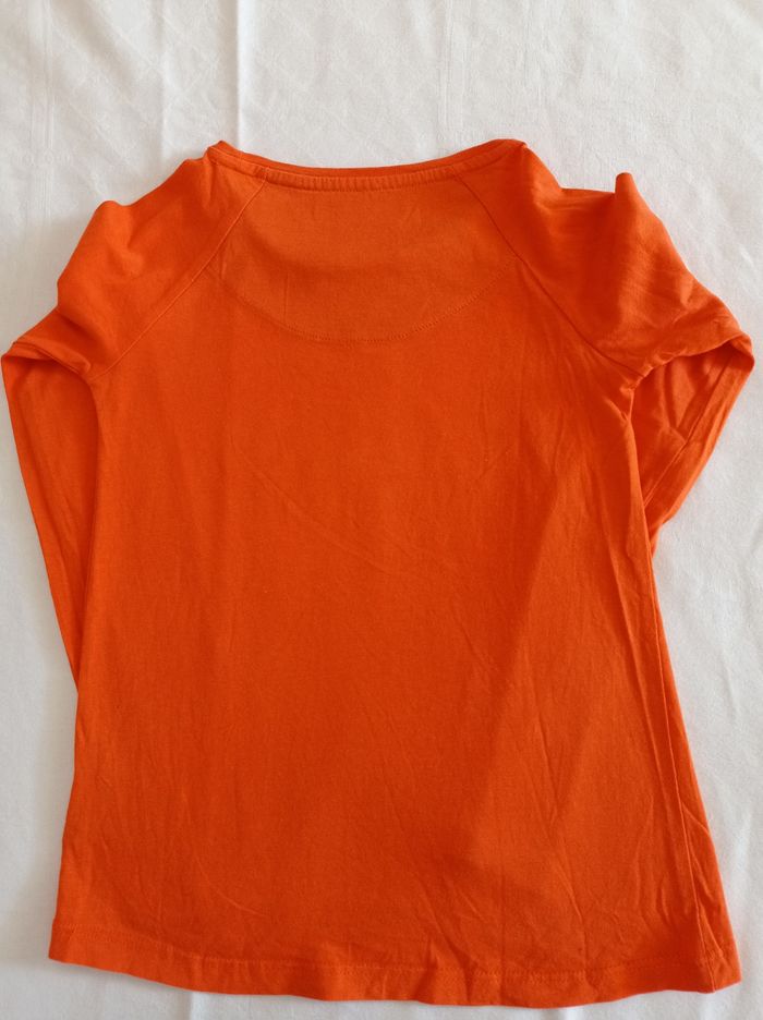 Pull manches longues couleur orange voir photos taille 8 ans marque . original .guaranteed .creeks - photo numéro 6