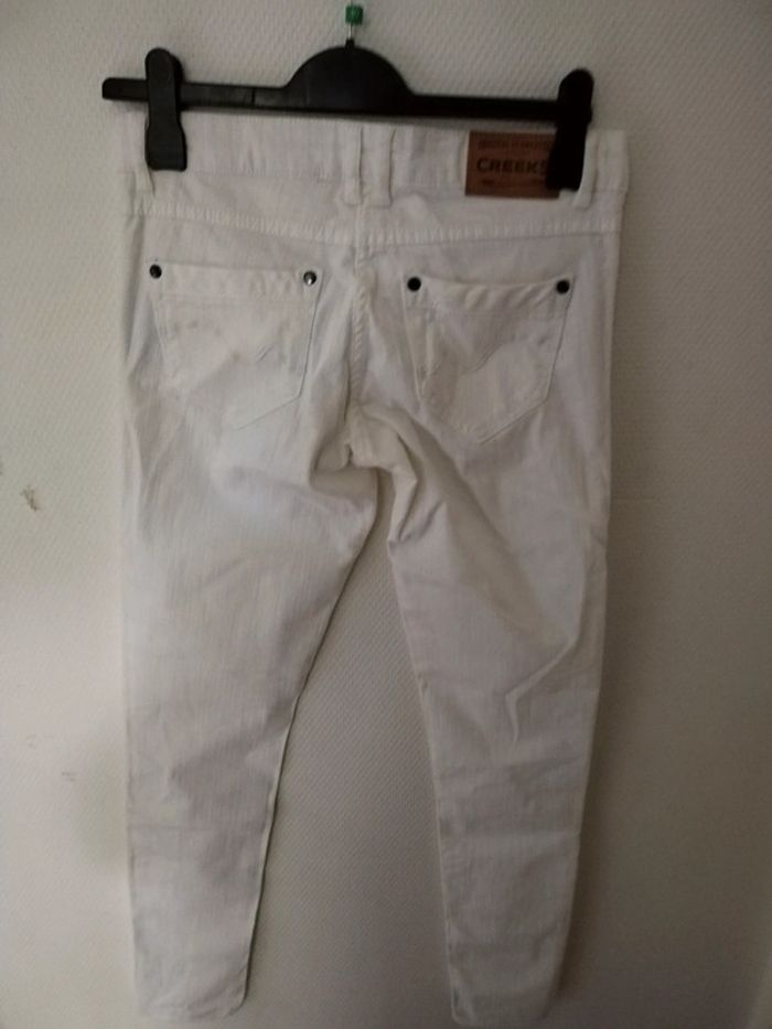 Slim blanc taille 36 neuf - photo numéro 2