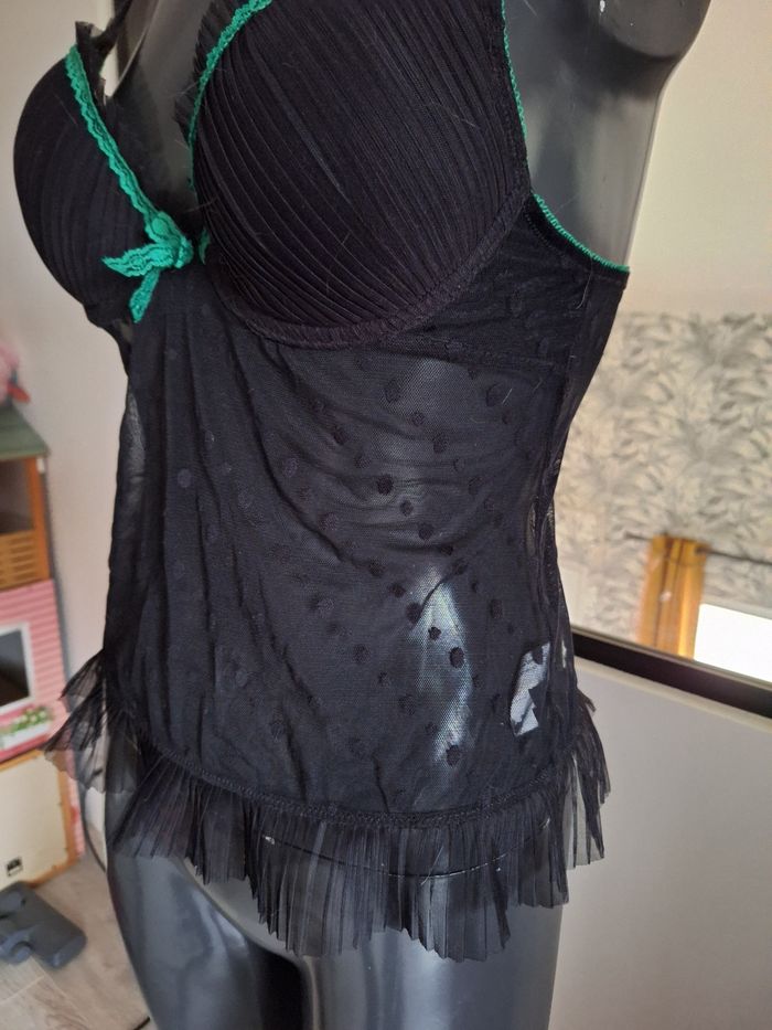 Bustier noir sexy 90b - photo numéro 2